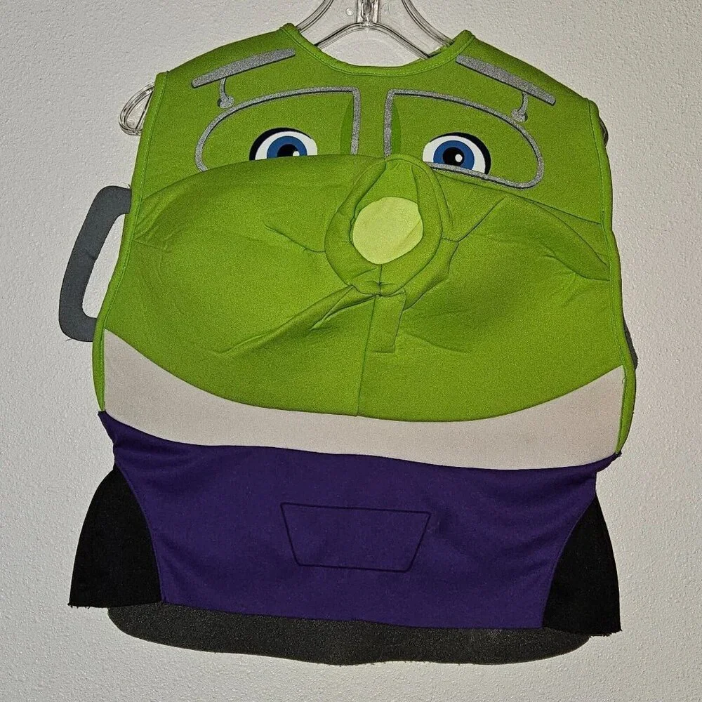 Koko Chuggington Train Costume Green Purple 1-Piece Rubie's Child Size Small